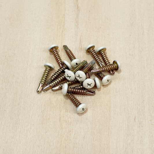 Cream Screws for Austral Slatpanel